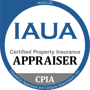 IAUA Certified Property Insurance Appraiser (CPIA) credential seal